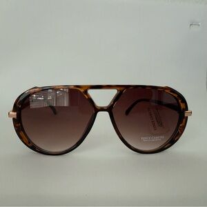 NEW Vince Camuto Tortoise Aviator Navigator Sunglasses